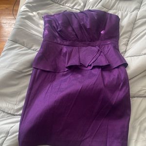 Strapless Aidan Mattox dress